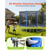 All-weather adventure-ready, anti-rust steel frame and waterproof safety cover