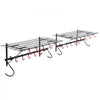 VEVOR Bike Storage Rack, 4 Bike Racks, Wall Mount Bike Storage Hanger with 2 Shelves, Home and Garage Organizer, Customizable for Various Bike Sizes, Adjustable Holder, Holds Up to 500 lbs, 63-inch