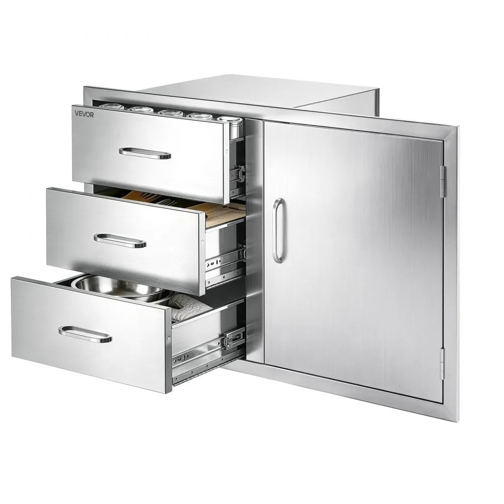 Vevor Outdoor Kitchen Drawer Combo 38