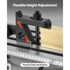 VEVOR 58 Piece 5/8" T-Slot Clamping Kit Hold Down Clamp 1/2"-13 Stud Size, for Bridgeport Mills, Standard Milling Machine, Drill Press, Heat Treated and Precision Ground, Flexible Height Adjustment