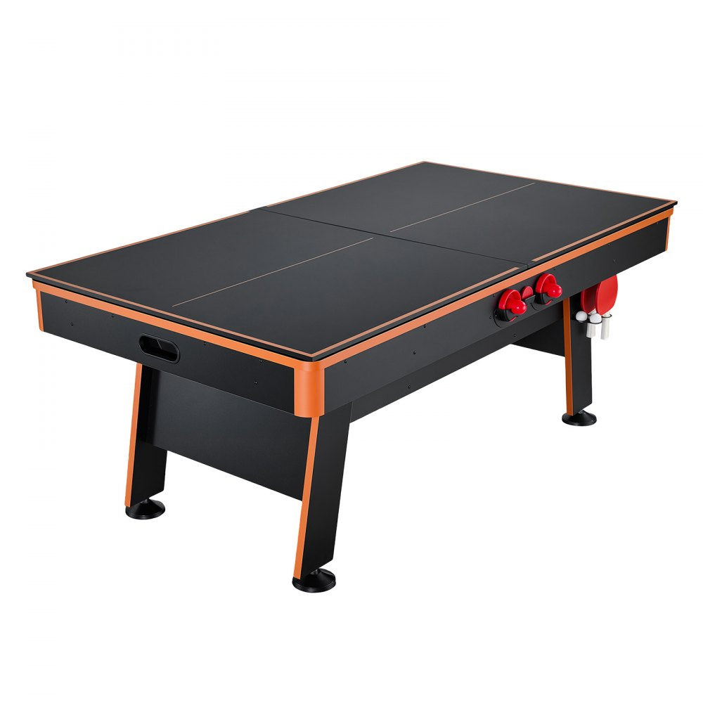 VEVOR 3-in-1 Combo Game Table Set 80" Air Hockey Ping-Pong Dining Table, Space-Saving for Family Game Room Entertainment, Multi Combination Arcade Hockey Table, Complete Accessory Set Included