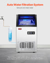 VEVOR commercial ice maker machine angle view 2