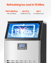 VEVOR commercial ice maker - refreshing ice just in 15 mins