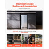 VEVOR Undercounter Built-in Ice Maker, 66 Lbs/Day Under Counter Nugget Ice Maker Machine with Reversible Door Stainless Steel, Freestanding Ice Maker for Commercial Home Kitchen, Electric Drainage