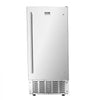 VEVOR Undercounter Built-in Ice Maker, 66 Lbs/Day Under Counter Nugget Ice Maker Machine with Reversible Door Stainless Steel, Freestanding Ice Maker for Commercial Home Kitchen, Electric Drainage