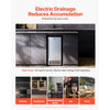 VEVOR Undercounter Built-in Ice Maker, 80 Lbs/Day Under Counter Ice Maker Machine with Reversible Door Stainless Steel, Freestanding Ice Maker for Commercial Home Kitchen, Electric Drainage