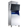 VEVOR Commercial Ice Maker Machine, 550LBS/24H Ice-Making Machine with 300LBS Stainless Steel Storage Bin, Auto Self-Cleaning Ice Maker with Touchscreen for Bar Cafe Restaurant Business Commercial
