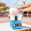 VEVOR Electric Cotton Candy Machine, 1000W Commercial Floss Maker With Cover, Commercial Cotton Candy Machine w/Stainless Steel Bowl & Sugar Scoop, Ideal for Carnival, Birthday, Family Party, Blue