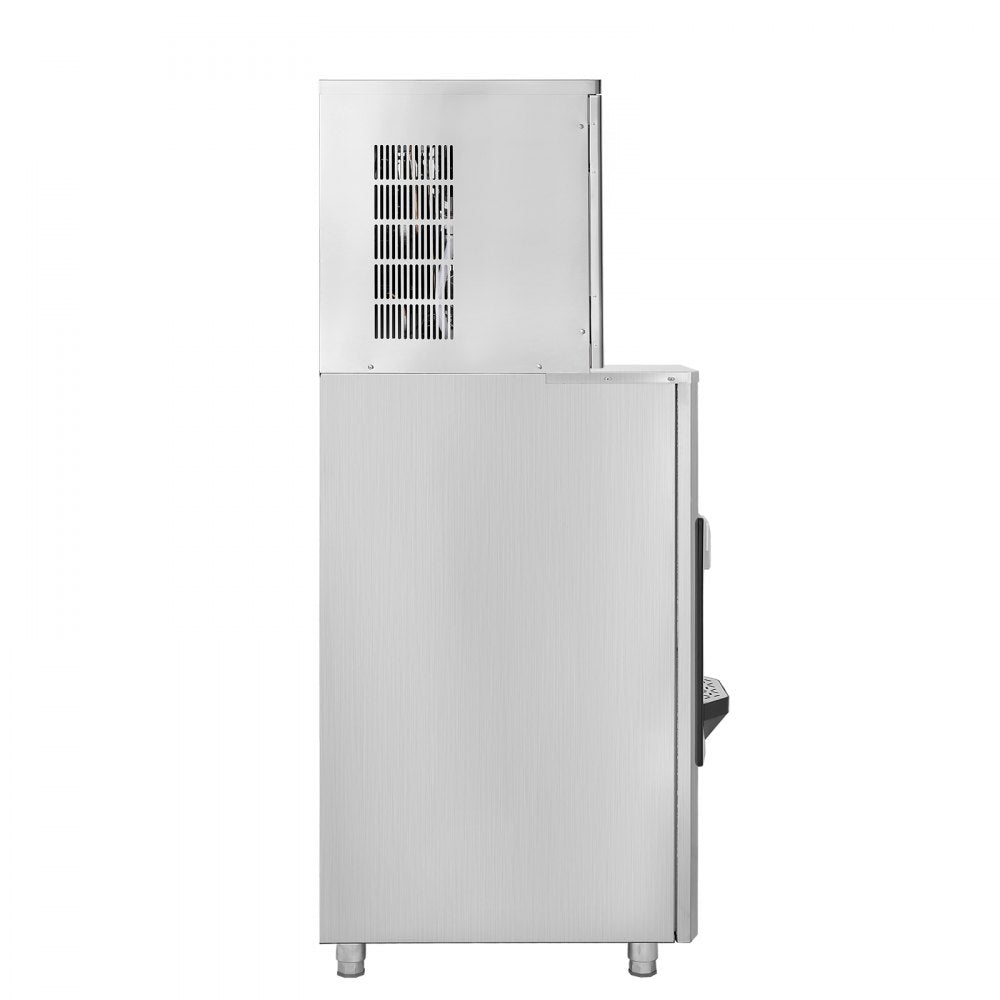VEVOR Commercial Ice Maker, 450 Lbs/Day Ice-Making Machine, 180 Lbs Large Storage Bin with 20 Lbs/Min Automatic Ice-Dispensing, Self-Cleaning Ice Machine with Touchscreen for Bar, Cafe, Restaurant