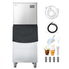 VEVOR Commercial Ice Maker Machine, 650LBS/24H Ice-Making Machine with 250LBS Stainless Steel Storage Bin, Auto Self-Cleaning Ice Maker with Touchscreen for Bar Cafe Restaurant Business Commercial