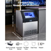 VEVOR Commercial Ice Maker Machine with Pump, 360 lbs/24h with 85 lbs Storage Capacity, Built-in/Freestanding/Under Counter, Stainless Steel Ice Maker with LED Display & Self-Cleaning, for Home Bar