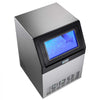 VEVOR Commercial Ice Maker Machine with Pump, 360 lbs/24h with 85 lbs Storage Capacity, Built-in/Freestanding/Under Counter, Stainless Steel Ice Maker with LED Display & Self-Cleaning, for Home Bar
