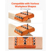 VEVOR Drill Guide, 30/ 45/ 90 Degree Angle 4 Sizes Portable Precision Drilling Guide Jig, for Drilling Angled or Horizontal Holes, Aluminum Alloy, for Deck Cable Railing Wood Post Stair Handrail