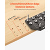 VEVOR Shelf Pin Jig and Hinge Jig Two-in-One, Aluminum Alloy Cabinet Hardware Hole Drilling Template with 1/4" and 3/16" Drill Bits, for Cabinet Doors Bookshelves Wardrobes Woodworking and DIY