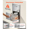 VEVOR Outdoor Kitchen Drawers, 30"W x 21"H x 16"D, Paper Towel Dispenser, for BBQ Island Storage, Patio Bars and Grill Station, with Handle, Built-In BBQ Island Drawers Organize Cookware Accessories
