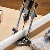 VEVOR Drill Guide, Multi-Angle Press Portable Precision Drilling Guide Jig Attachment, with Large Handle and Mounting Holes, Aluminum Alloy, for Drilling Angled or Straight Holes, for Wood Working