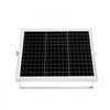 VEVOR 20W 12V Solar Panel Battery Charger, Solar Battery Trickle Charger Maintainer with Intelligent MPPT Controller & Adjustable Mount Bracket, IP67 Waterproof for Car Boat RV Motorcycle Trailer
