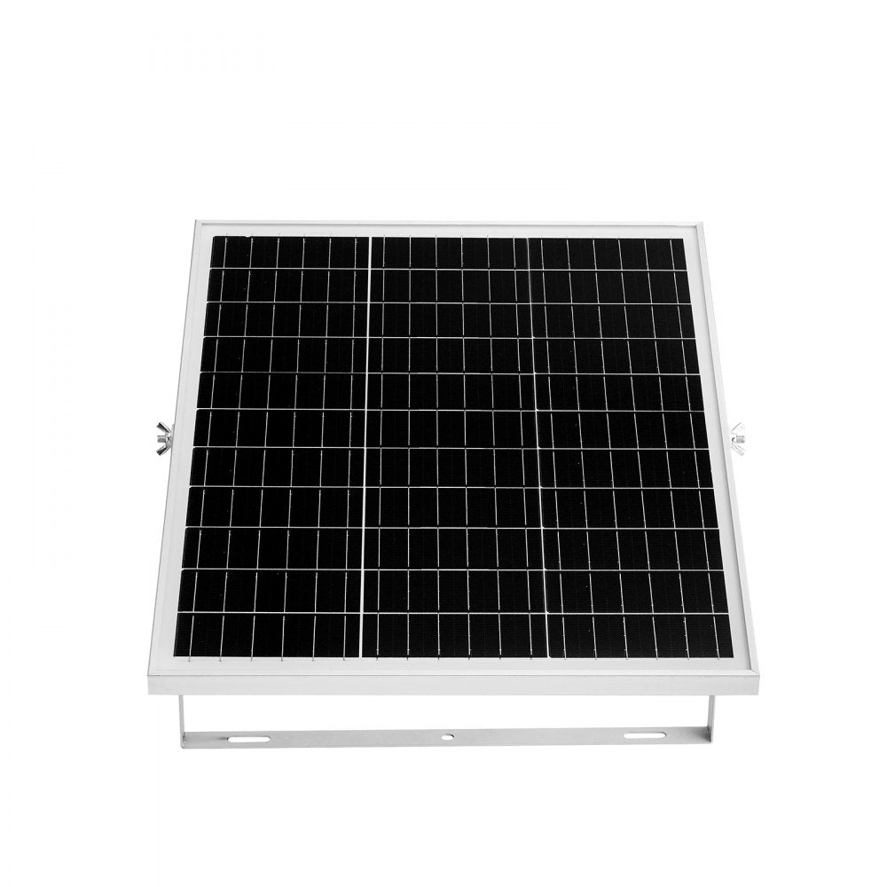 VEVOR 25W 12V Solar Panel Battery Charger, Solar Battery Trickle Charger Maintainer with Intelligent MPPT Controller & Adjustable Mount Bracket, IP67 Waterproof for Car Boat RV Motorcycle Trailer