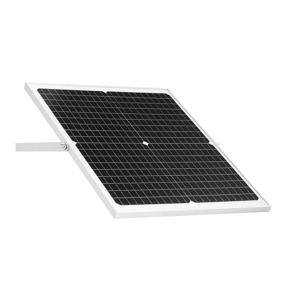VEVOR 30W 12V Solar Panel Battery Charger, Solar Battery Trickle Charger Maintainer with Intelligent MPPT Controller & Adjustable Mount Bracket, IP67 Waterproof for Car Boat RV Motorcycle Trailer