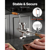 VEVOR Manual Meat Grinder, 304 Stainless Steel Hand Crank Meat Mincer with Steel Table Clamp, Sausage Stuffer with 2 Cutting Plates & 4 Sausage Tubes, Food Grinder for Beef Chili Pork Kitchen Tabletop