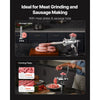 VEVOR Manual Meat Grinder, 304 Stainless Steel Hand Crank Meat Mincer with Steel Table Clamp, Sausage Stuffer with 2 Cutting Plates & Sausage Tube, Food Grinder for Beef Chili Pork Kitchen Tabletop