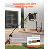 VEVOR Pressure Washer Hose Reel, 50 ft x 3/8 inch Heavy-Duty Steel Bracket-Mounted Pressure Hose Reel, Wall/Floor/Truck Mount, 4000PSI Max, Manual Power Hand Crank for Car/Floor Washing,Garden