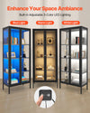 Built-in adjustable 3-color LED lighting: blue, warm, white (lifestyle image)