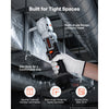 VEVOR Right Angle Drill 1/2 in Square Drive 90 Degree Cordless Angle Drill, For Cabinets, Corners, Frames, Tight Spaces, Brushless Motor, Adjustable Speed, LED Lighting, with 2 Batteries and Charger