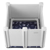 VEVOR Dog Whelping Box, 28.3 x 28.3 x 18.1in Whelping Box for Dogs and Puppies, Whelping Pen for Puppies, Dog Birthing Box with Rails and Washable Pee Pad, Whelping Box for Small Breed Dogs, White