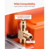VEVOR Vacuum Pump, 4 CFM, HVAC Single Stage Rotary Vane Vacuum Pump, for R134a R22 R410a Systems, Auto AC Vacuum Pump Kit with Oil Bottle, for Automotive Air Conditioner Maintenance Resin Degassing