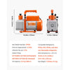 VEVOR Vacuum Pump, 4 CFM, HVAC Single Stage Rotary Vane Vacuum Pump, for R134a R22 R410a Systems, Auto AC Vacuum Pump Kit with Oil Bottle, for Automotive Air Conditioner Maintenance Resin Degassing