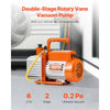 VEVOR Vacuum Pump, 6 CFM, HVAC 2 Stage Rotary Vane Vacuum Pump, for R134a R22 R410a Systems, Auto AC Vacuum Pump Kit with Oil Bottle, for Automotive Air Conditioner Maintenance Resin Degassing