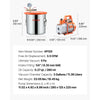 VEVOR 3 Gallon Vacuum Chamber with Pump, 3.5 CFM, Stainless Steel Degassing Chamber Kit, Single Stage Vacuum Pump, Tempered Glass Lid, 4.92 ft Hose, Oil, for Stabilizing Wood Degassing Silicone Resin