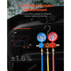 VEVOR 4.5 CFM AC Vacuum Pump and Gauge Set, Single Stage Rotary Vane HVAC Air Vacuum Pump, A/C Refrigerant Manifold Gauge Kit, with Leak Detector Hoses, for R134a, R12, R22, R502a, R410A, R404, R407C