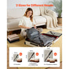 VEVOR Vacuum Storage Bags, 16 Pack Space Saver Vacuum Seal Bags for Clothing, with Pump and Charging Cable, Double Zipper Seal, Thickened PA and PE, Compression for Clothes Storage, Travel Luggage