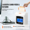VEVOR Punch Time Clock, Time Tracker Machine for Employees of Small Business, 6 Punches per Day, Time Clock Punch Machine Includes 102 Time Cards, 1 Ink Ribbon and 2 Security Keys