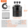 VEVOR Ash Vacuum Cleaner, 5 Gallon with 1200W Powerful Suction, Fireplace Vacuum with Reverse Suction, 16.4 ft Power Cable, 16 Kpa Max. Vacuum, for Fireplaces, Pellet Stoves, Wood Stove, Log Burner