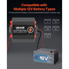 VEVOR 12V 20A DC to DC Battery Charger, 250W, On-Board Battery Charger for Lead-Acid, Lithium, AGM, GEL, and Flooded Batteries, Smart Multi-Stage Charging, for RVs, Commercial Vehicles, Boats, Yachts