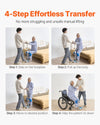 VEVOR stand assist transfer disc - 4-step effortless transfer guide