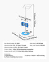 VEVOR stand assist transfer device - dimensions, specifications, and included accessories image