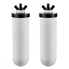 VEVOR Water Filters Replacement, Purification Elements, Ceramic Replacement Filters, Easy to Replace Water Filter, Gravity Water Filter System, Compatible with Most Brands, Pack of 2, White