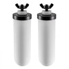 VEVOR Water Filters Replacement, Purification Elements, Ceramic Replacement Filters, Easy to Replace Water Filter, Gravity Water Filter System, Compatible with Most Brands, Pack of 2, White