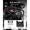 VEVOR 4500 lbs Electric Winch, 12V DC ATV/UTV Winch with Φ0.24 in x 39.4 ft Steel Wire Rope, Wireless & Wired Remote Control, IP54 Waterproof, Roller Fairlead Mount Plate for Towing ATV UTV Off-Road