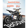 VEVOR 1800W Electric Brushless DC Motor Kit - 48V 4500rpm Motor with Upgraded Speed Controller and Foot Pedal Throttle Kit for Go Karts E-Bike Motorcycle Scooter DIY