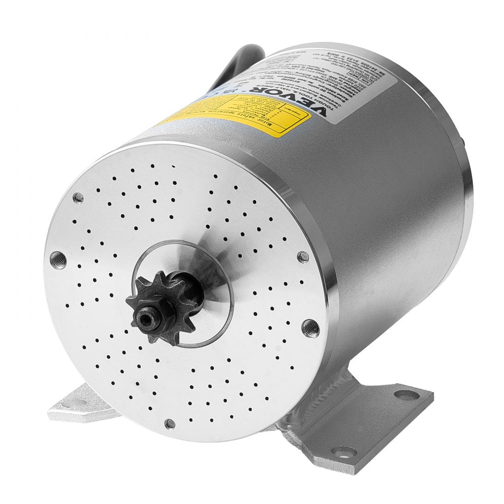 VEVOR 1800W Electric Brushless DC Motor, 48V 4500rpm Go Kart Electric Motor, Electric Dirt Bike Motor Engine for E-Bike Motorcycle Scooter DIY