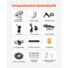 VEVOR 1800W Electric Brushless DC Motor Kit - 48V 4500rpm Motor with Upgraded Speed Controller, Foot Pedal and Throttle Grip Kit for Go Karts E-Bike Motorcycle Scooter