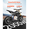 VEVOR 2000W Electric Brushless DC Motor Kit - 48V 4300rpm Motor with Upgraded Speed Controller and Throttle Grip Kit for Go Karts E-Bike Motorcycle Scooter DIY