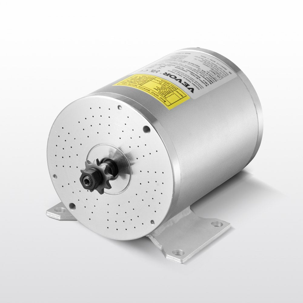 VEVOR 2000W Electric Brushless DC Motor Kit - 48V 4300rpm Motor with Upgraded Speed Controller and Throttle Grip Kit for Go Karts E-Bike Motorcycle Scooter DIY