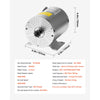 VEVOR 3000W Electric Brushless DC Motor, 72V 4900rpm Go Kart Electric Motor, Electric Dirt Bike Motor Engine for E-Bike Motorcycle Scooter DIY