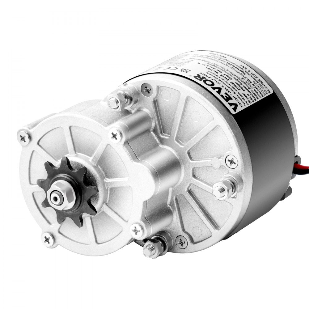 VEVOR 350W Electric Powerful DC Motor, 24V 3000rpm Go Kart Electric Brushed Motor, Electric Dirt Bike Motor Engine for E-Bike Motorcycle Scooter DIY